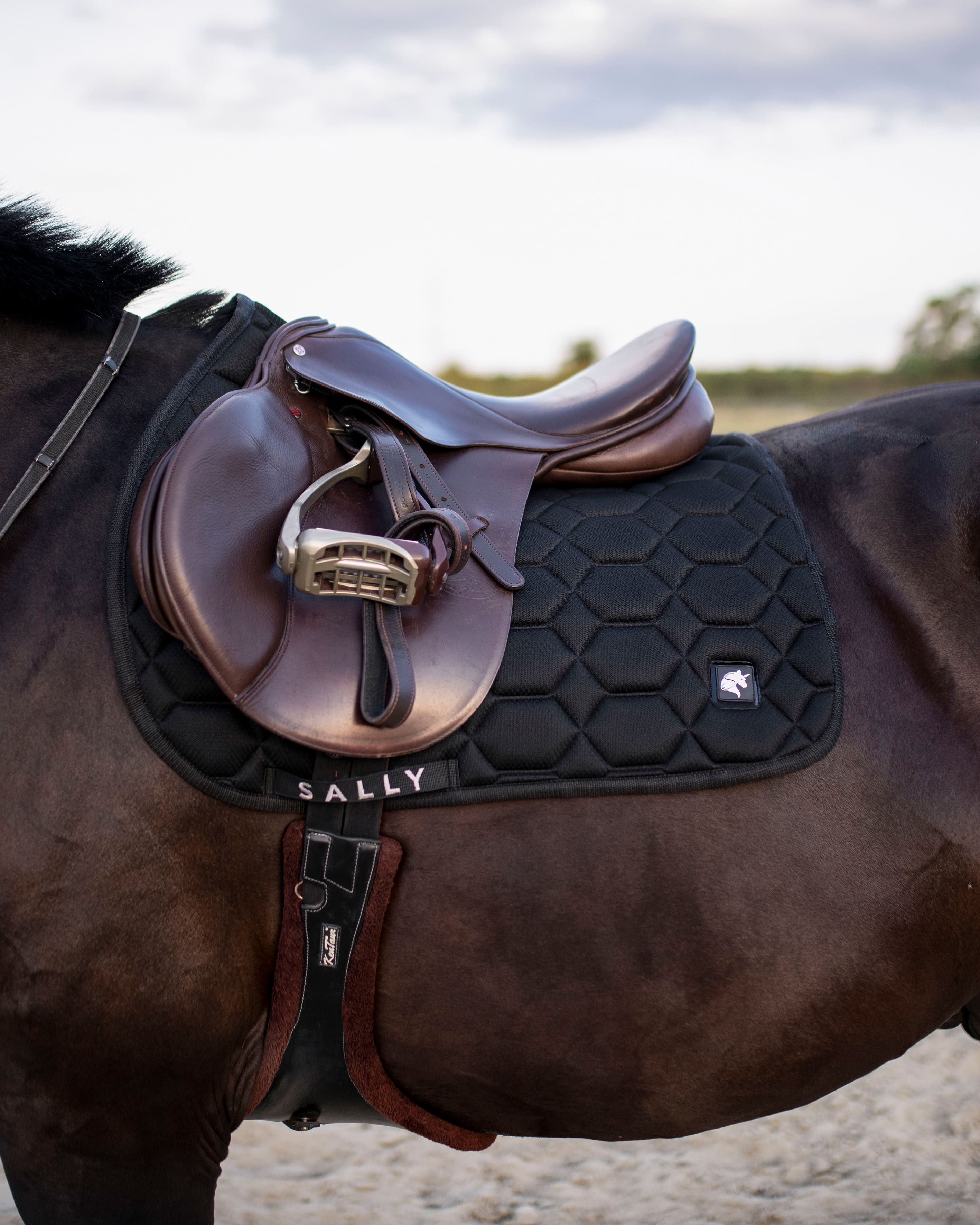 Sally "Cloudpad" jumping saddle pad black