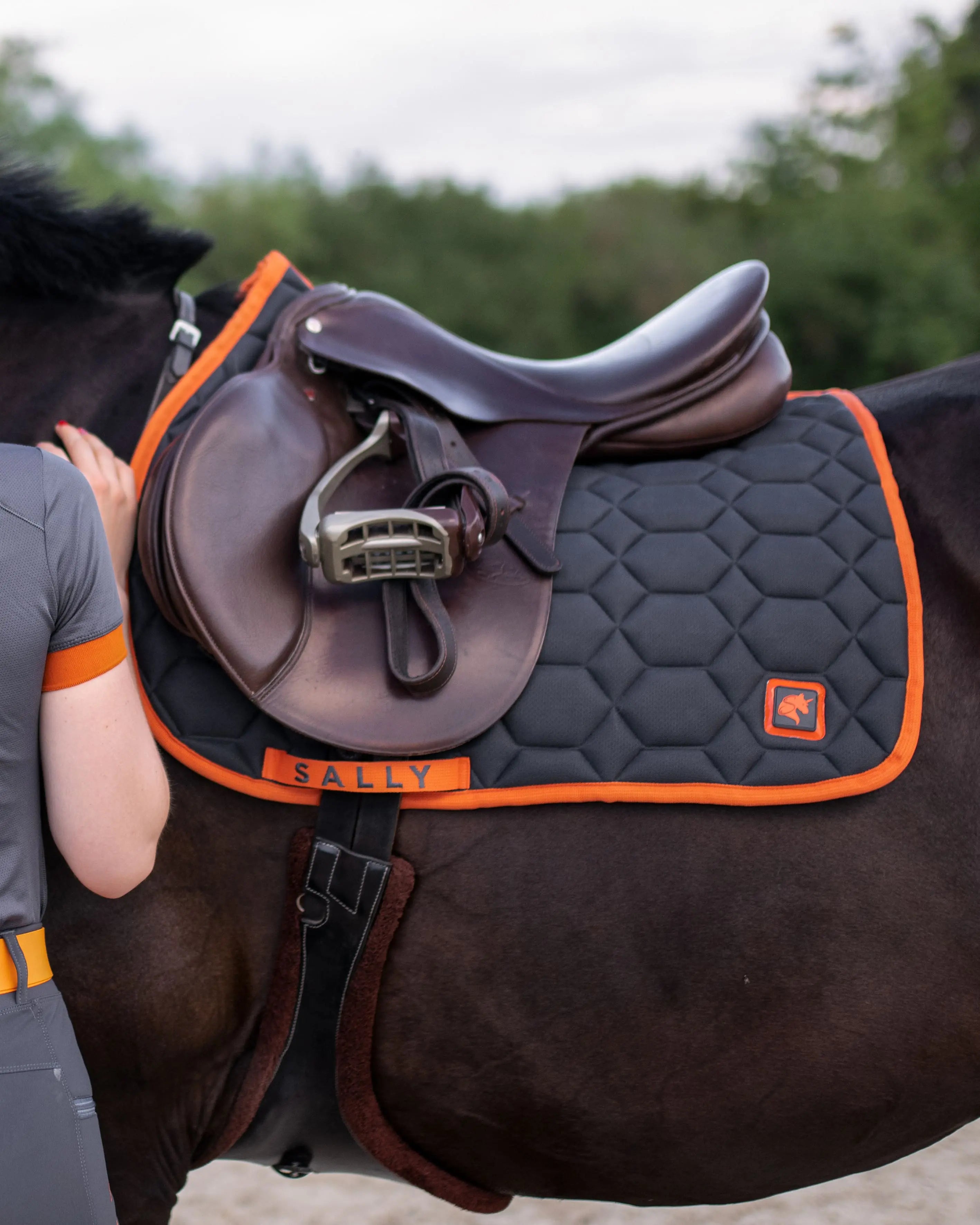 Sally "Cloudpad" Jumping Saddle Pad Greyglow