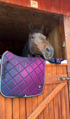 Dual color "Startdust" dressage saddle pad