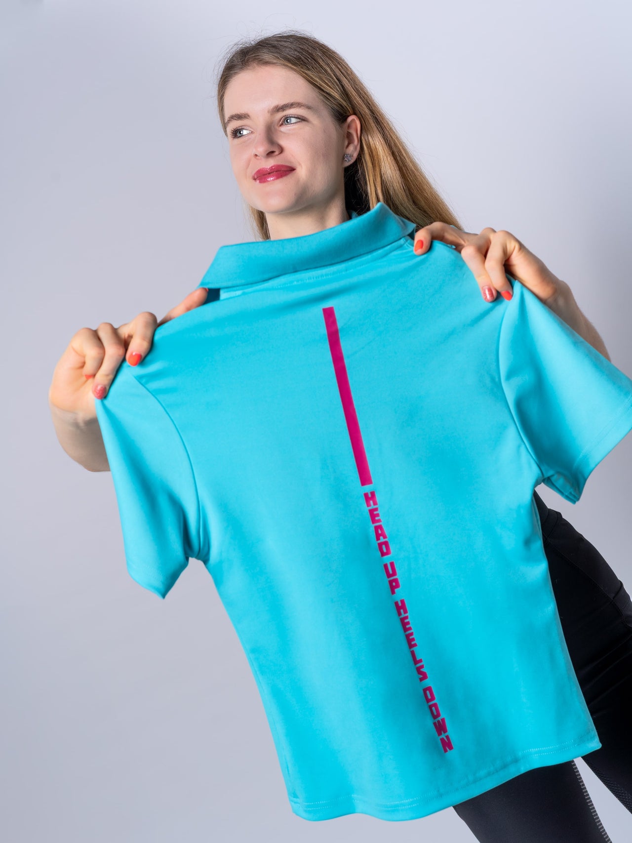 Sally jazdecké tričko – modré