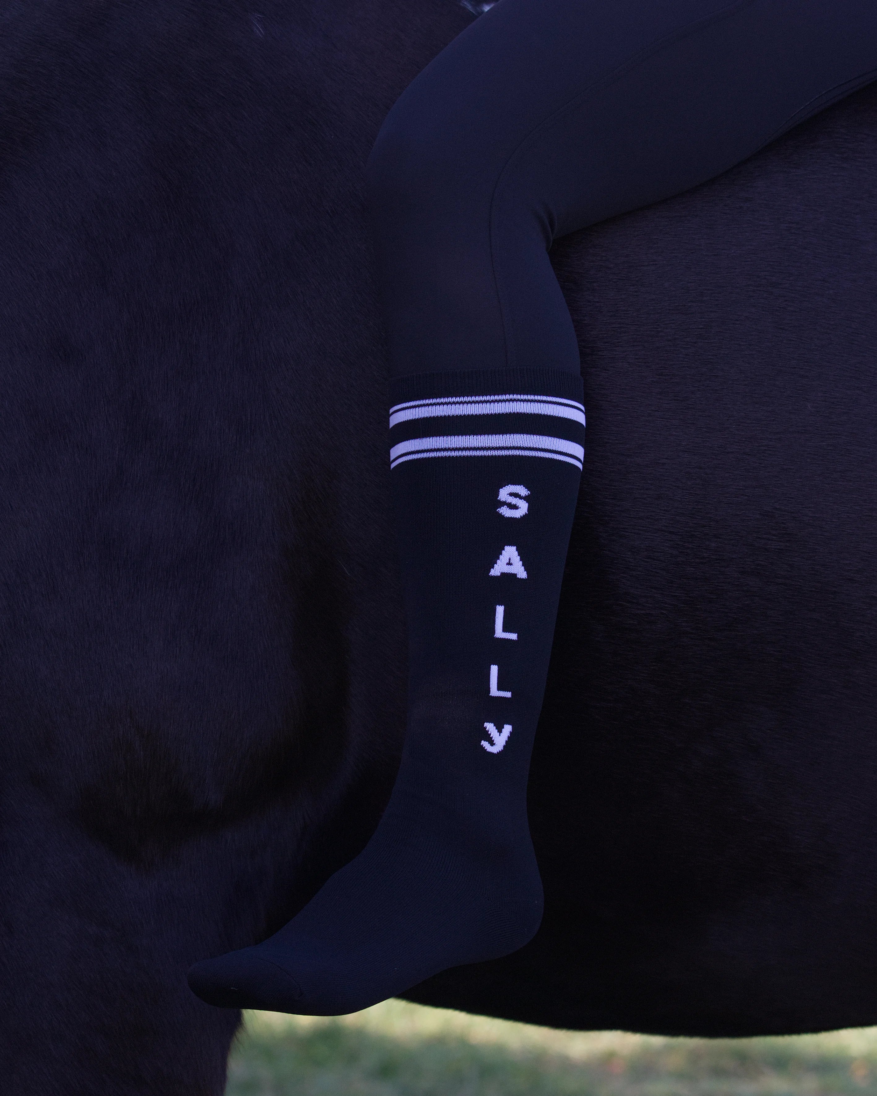 Sally lovaglózokni-fekete