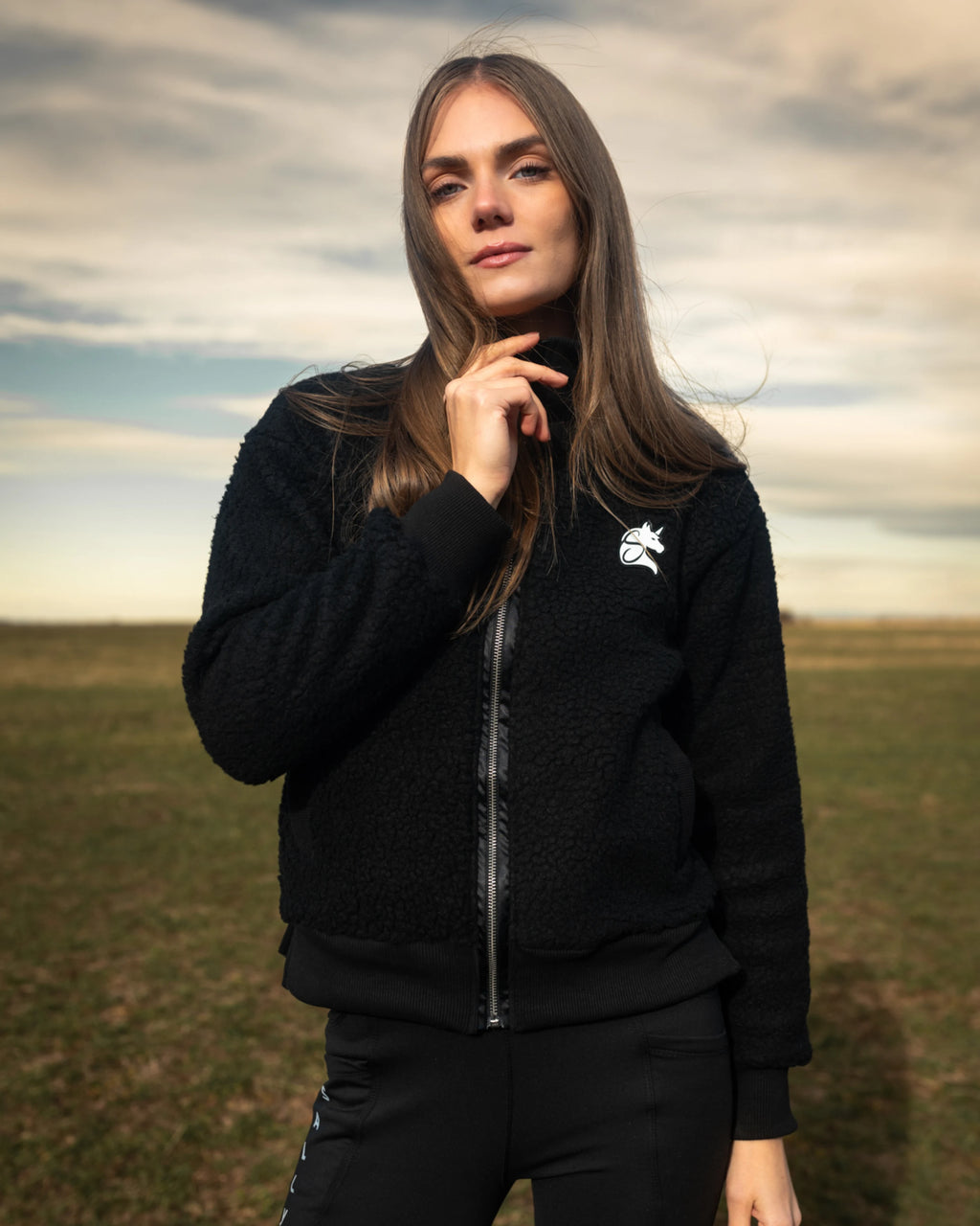 Sherpa pulcsi-Fekete