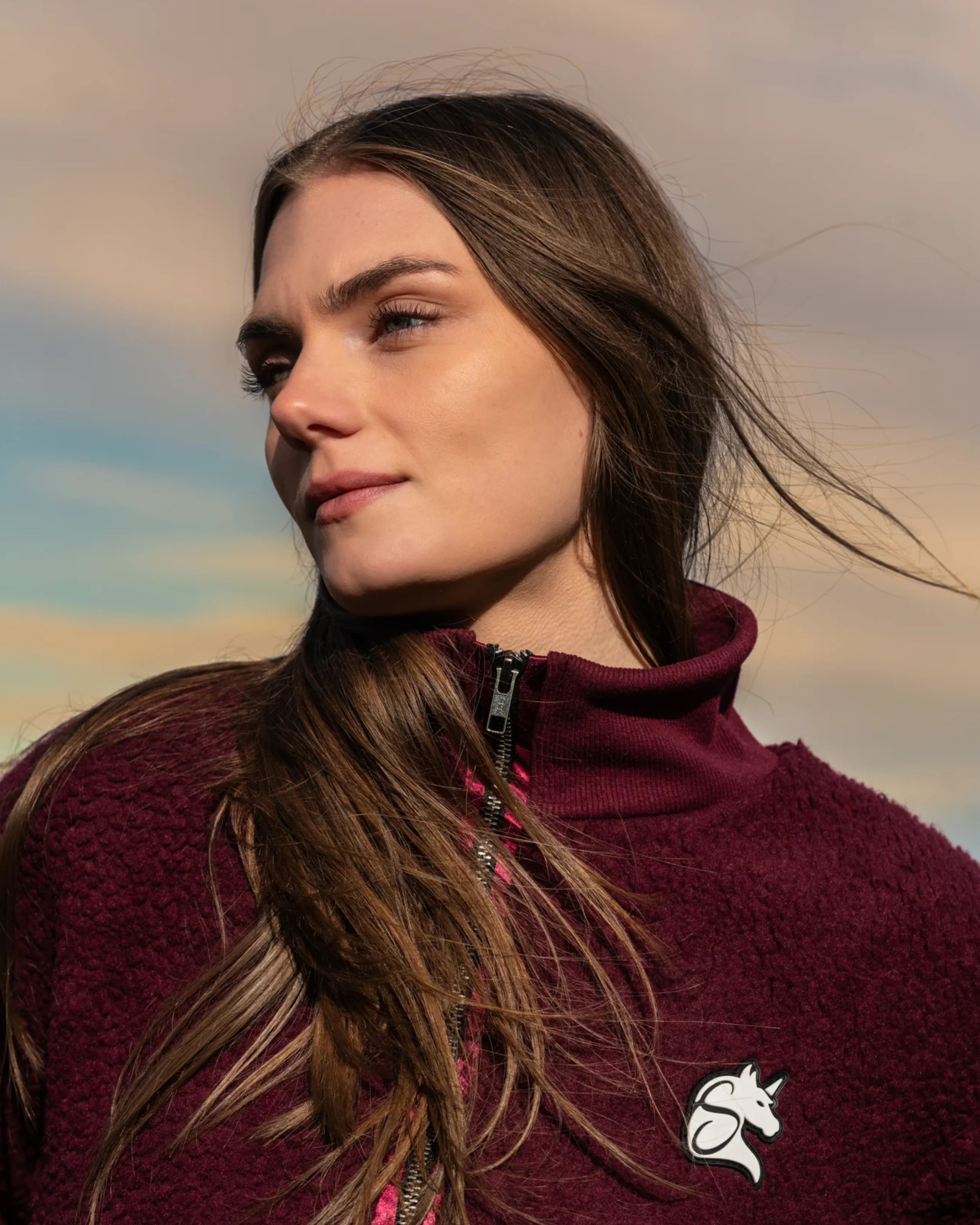 Sherpa pulcsi-Bordó